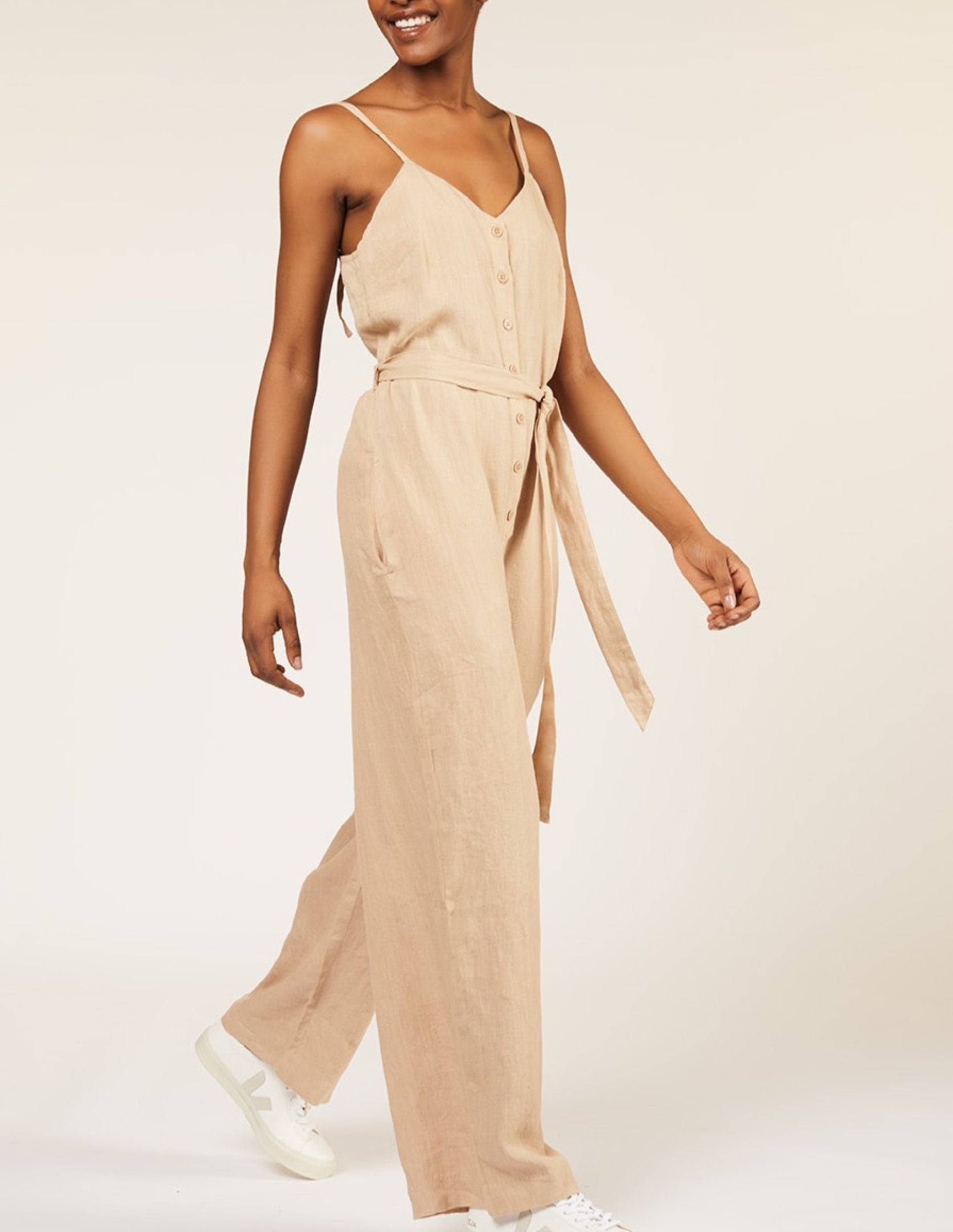 Mariana Linen Jumpsuit