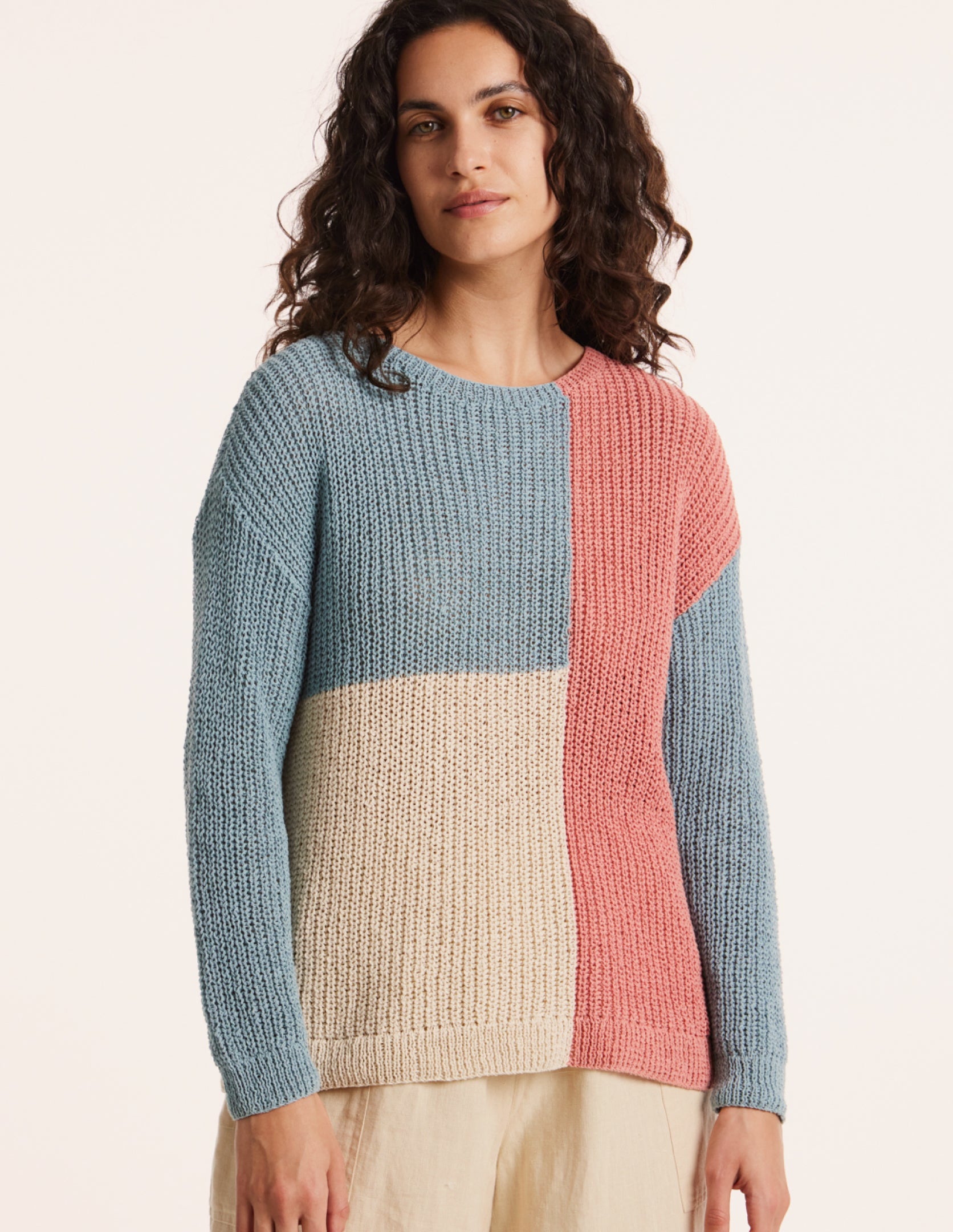 Woven Warmth Knit Sweater