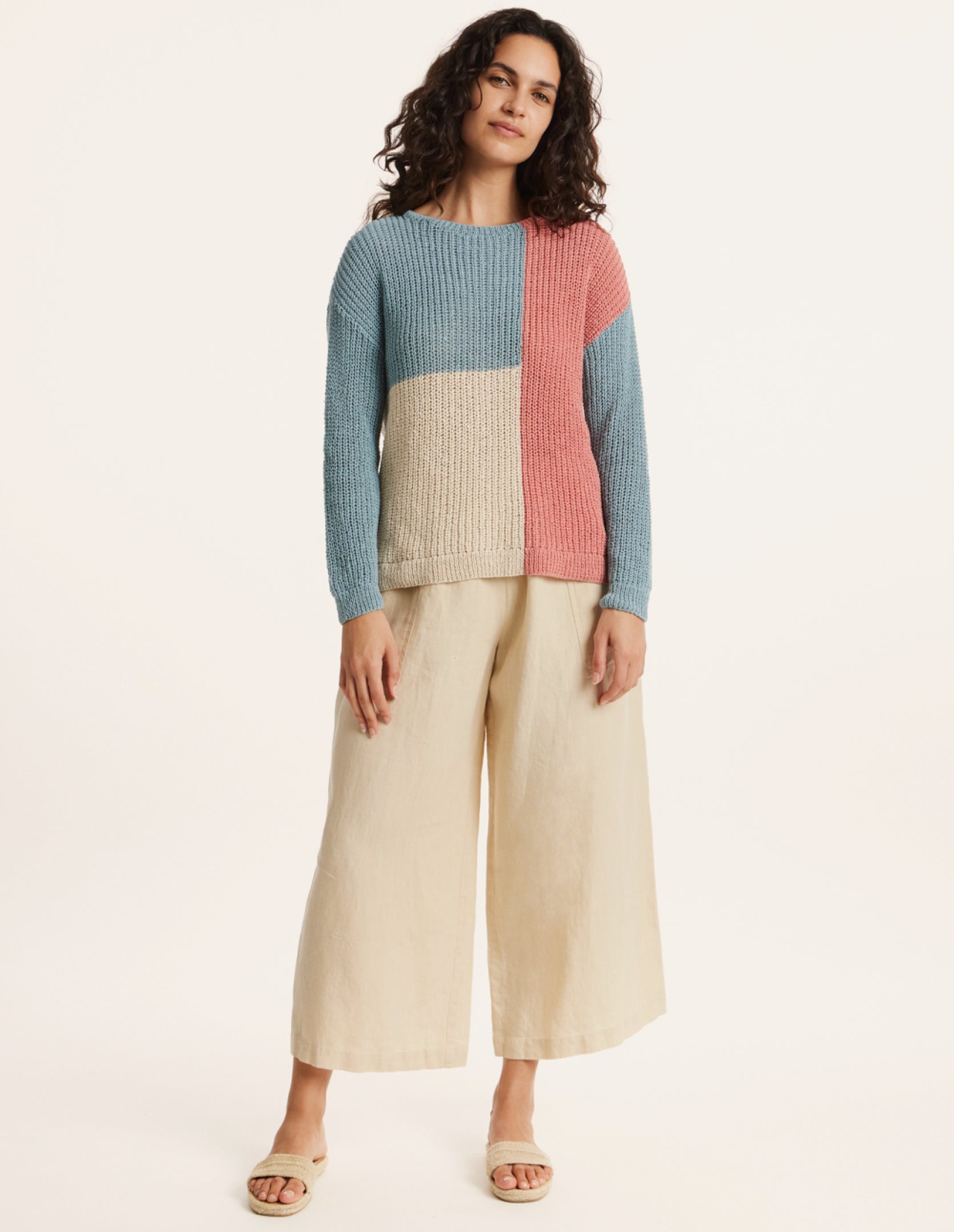 Woven Warmth Knit Sweater